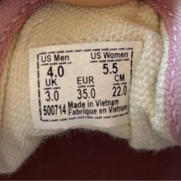 Vans Pink Old Skool Shoes - Picture 2 of 4